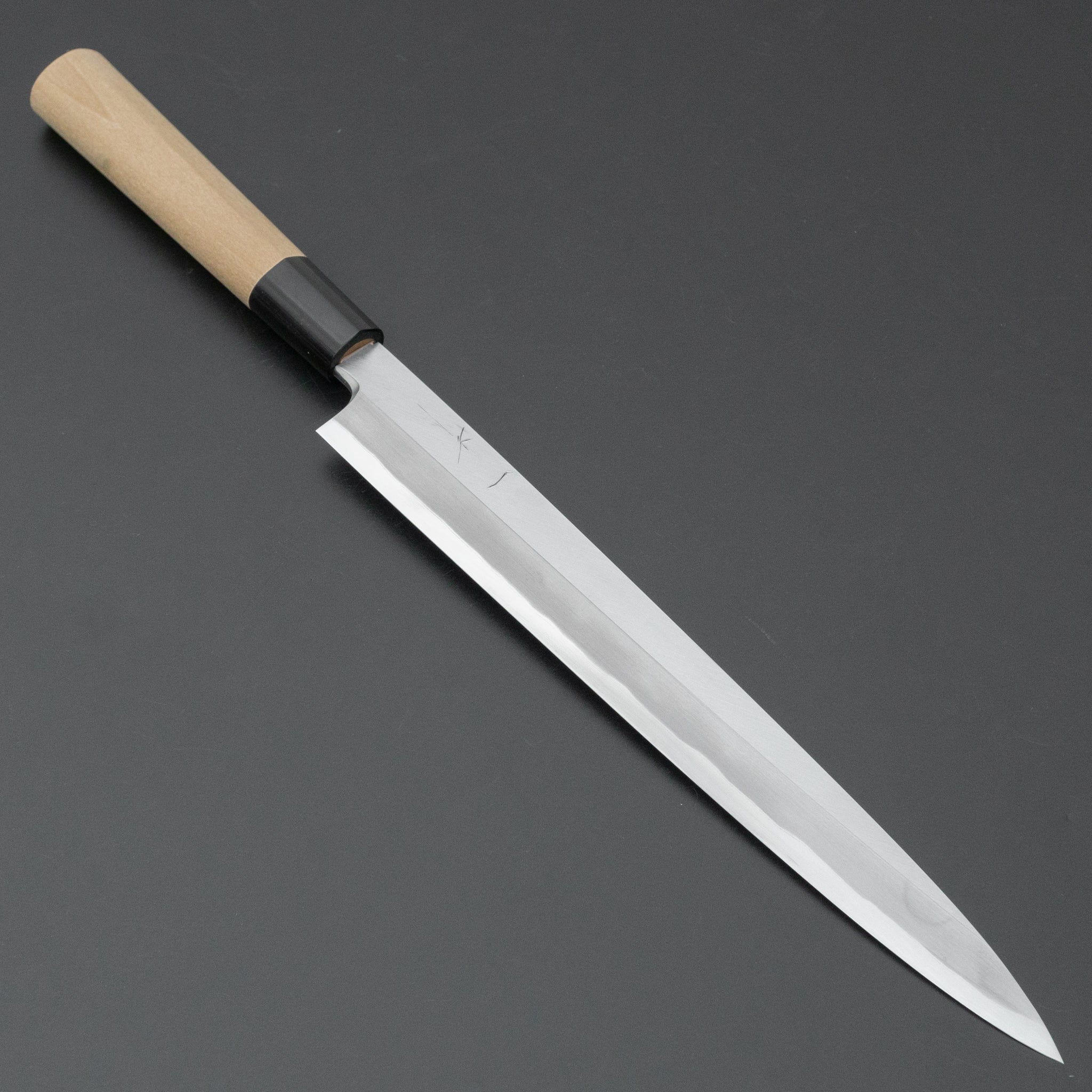 Hitohira Togashi White #2 Yanagiba 270mm Japanese Sushi Knife - Premium Ho Wood D-Shaped Handle with Saya Scabbard - Perfect for Sushi Chefs & Professional Japanese Cuisine Preparation