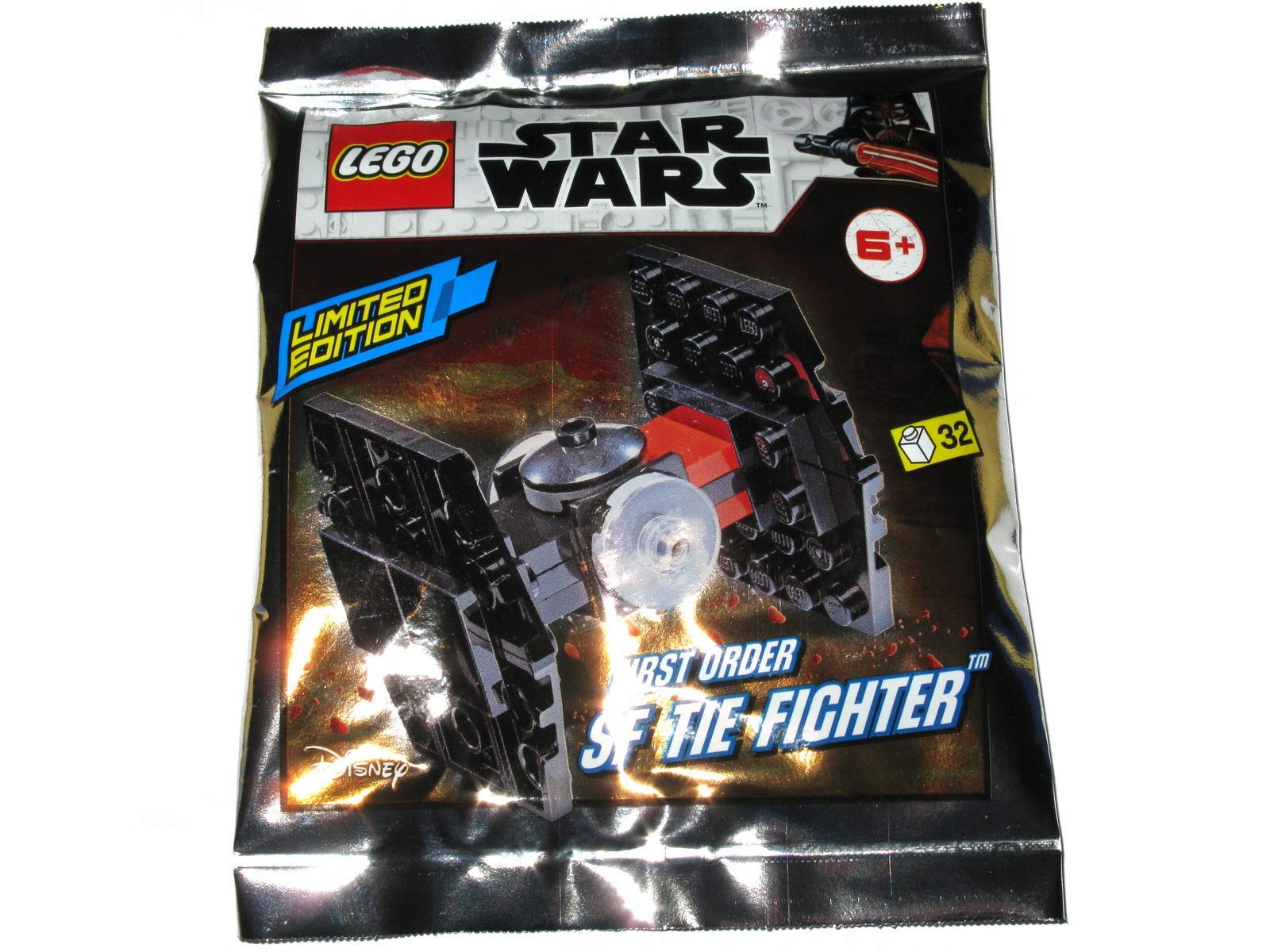 LEGO Star Wars Episode VII The Force Awakens First Order Special Forces TIE Fighter 75101 Building Kit (Limited Edition) - Perfect for Collectors, Star Wars Fans & Creative Play