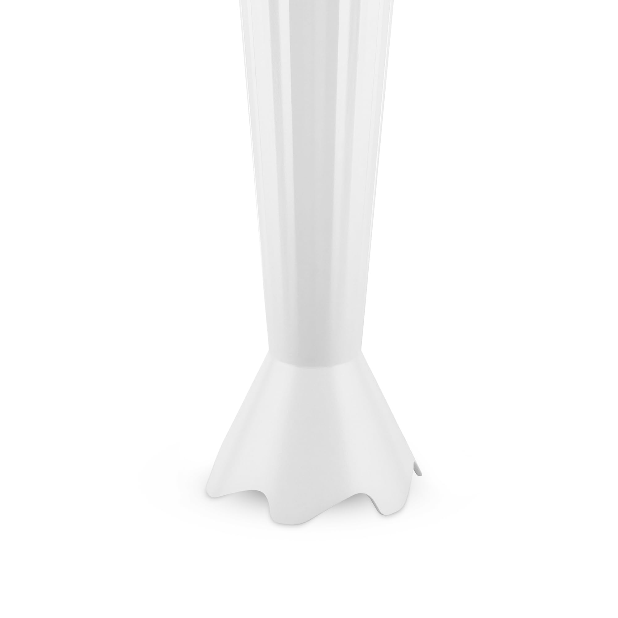 Alessi Plissé MDL10SW/US 200W Hand Blender Set - Includes Measuring Cup, Whisk & Chopper Accessories - White Thermoplastic Resin - US Plug - Perfect for Smoothies, Soups & Baby Food Preparation