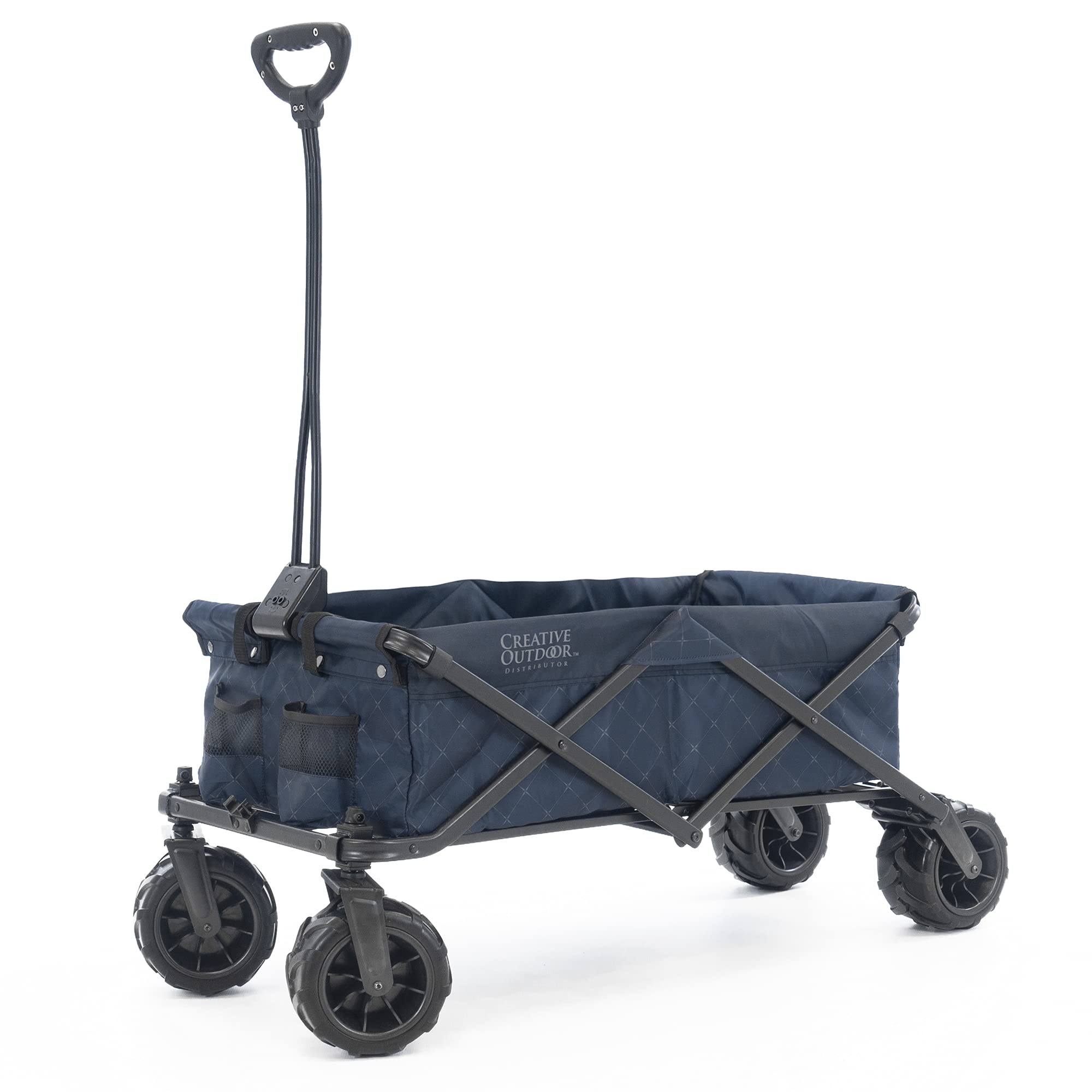 Best Collapsible Outdoor Wagon for Kids - Lightweight Push Pull Stroller with All-Terrain Wheels | Foldable Cargo Cart for Beach, Park, Garden, Camping & Sports | Perfect for Family Outings, Picnics and Outdoor Adventures