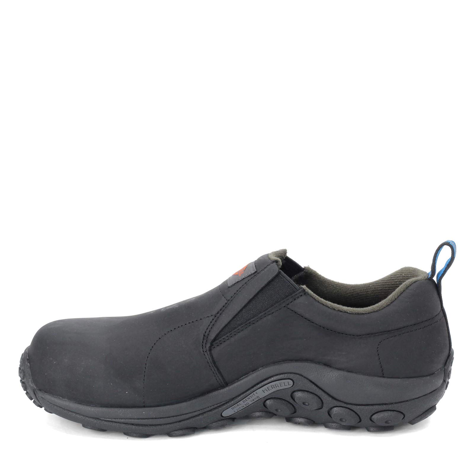Merrell Men's Jungle MOC Leather Composite Toe Work Shoes - Durable Safety Footwear for Construction, Hiking & Outdoor Work