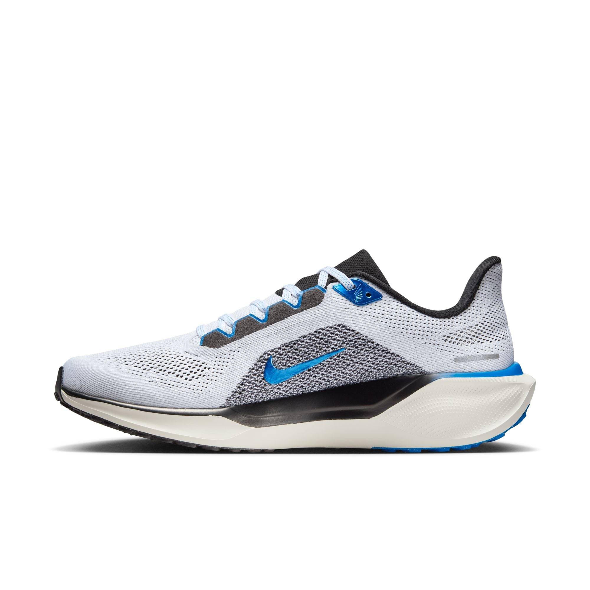 Nike Men's Pegasus 41 Running Shoes - White/Photo Blue/Black Sail - Lightweight Cushioned Sneakers for Jogging, Training & Everyday Wear
