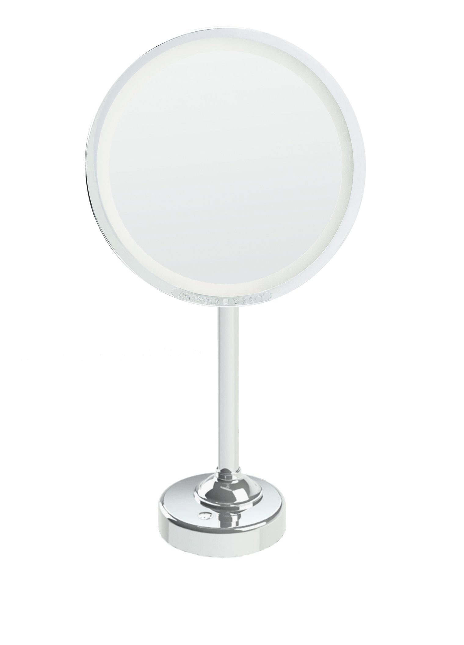 Brot INTEMPOREL Lighted Magnifying Vanity Mirror - 9.5 Inch Diameter with LED Lights for Makeup, Skincare & Grooming | Perfect for Bathroom, Bedroom & Dressing Table