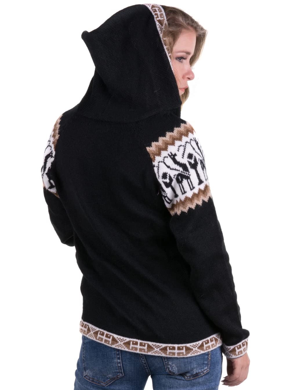 Gamboa Women's Alpaca Cardigan Sweater - Soft & Warm Knit Top for Ladies | Perfect for Fall, Winter & Casual Outfits