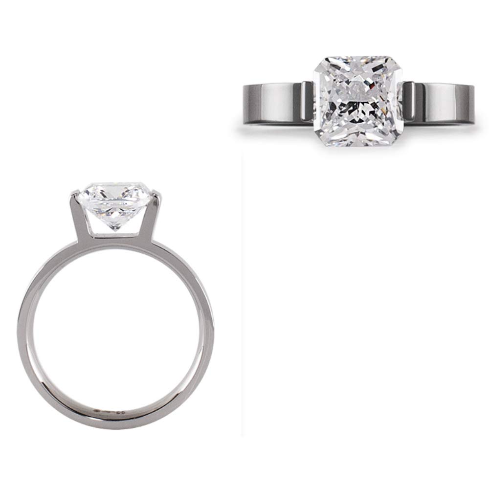 B.Tiff 2 Carat Cushion Cut Diamond Engagement Ring - Perfect for Proposals, Anniversaries & Special Occasions