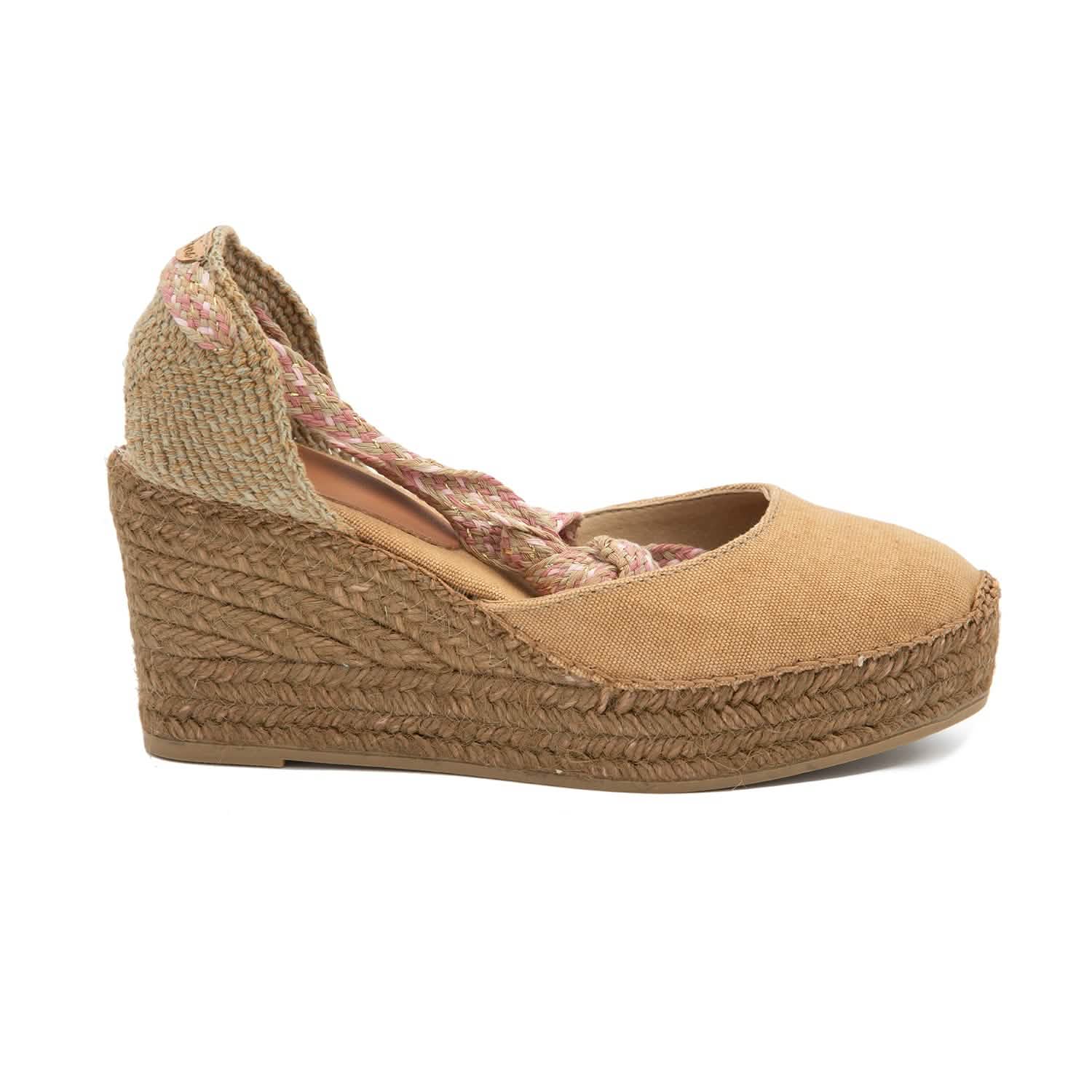 Women's Comfortable High Heel Wedge Espadrille Sandals - Lisboa Summer Fashion Shoes for Beach, Party & Casual Wear