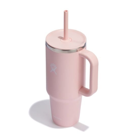 40 oz Insulated Stainless Steel Travel Tumbler with Lid & Straw - Leakproof Hot & Cold Water Bottle for Coffee, Gym, Hiking, Camping and Outdoor Activities