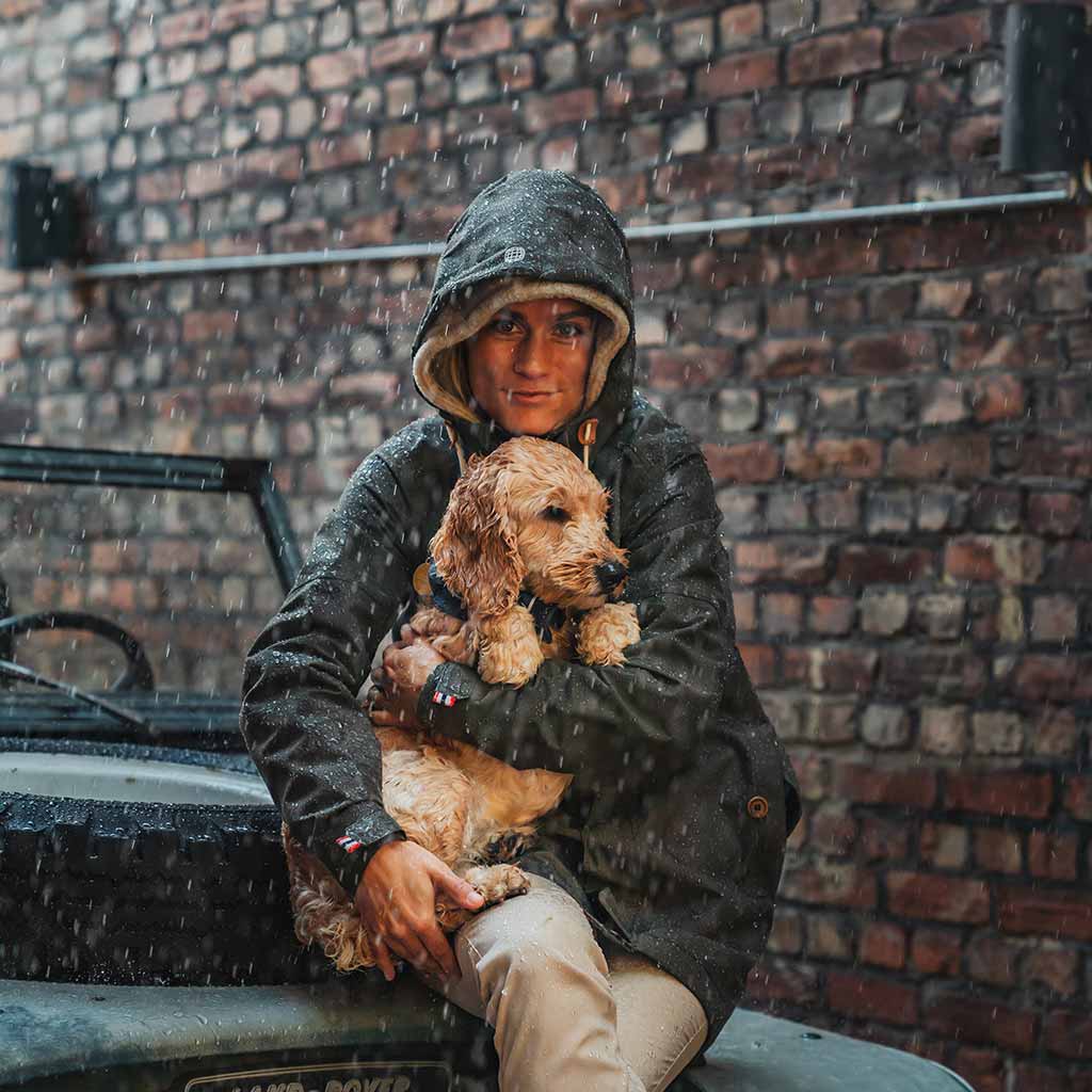 Fogg's Women's Waterproof Rain Parka Jacket - Lightweight Windproof Raincoat for Outdoor Hiking, Commuting & Travel