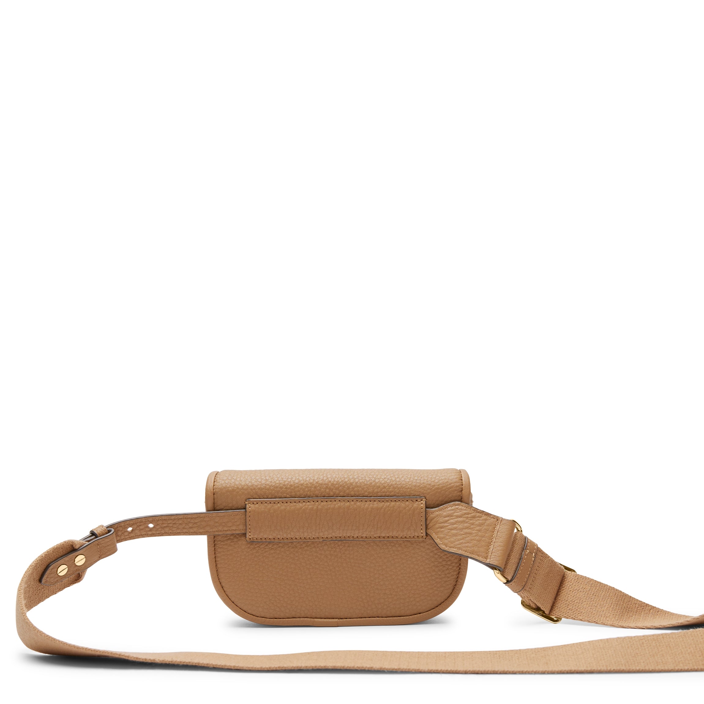 Katy Mini Belt Bag - Stylish Crossbody Fanny Pack for Women, Adjustable Waist Bag in Camel Color - Perfect for Travel, Running, and Everyday Use