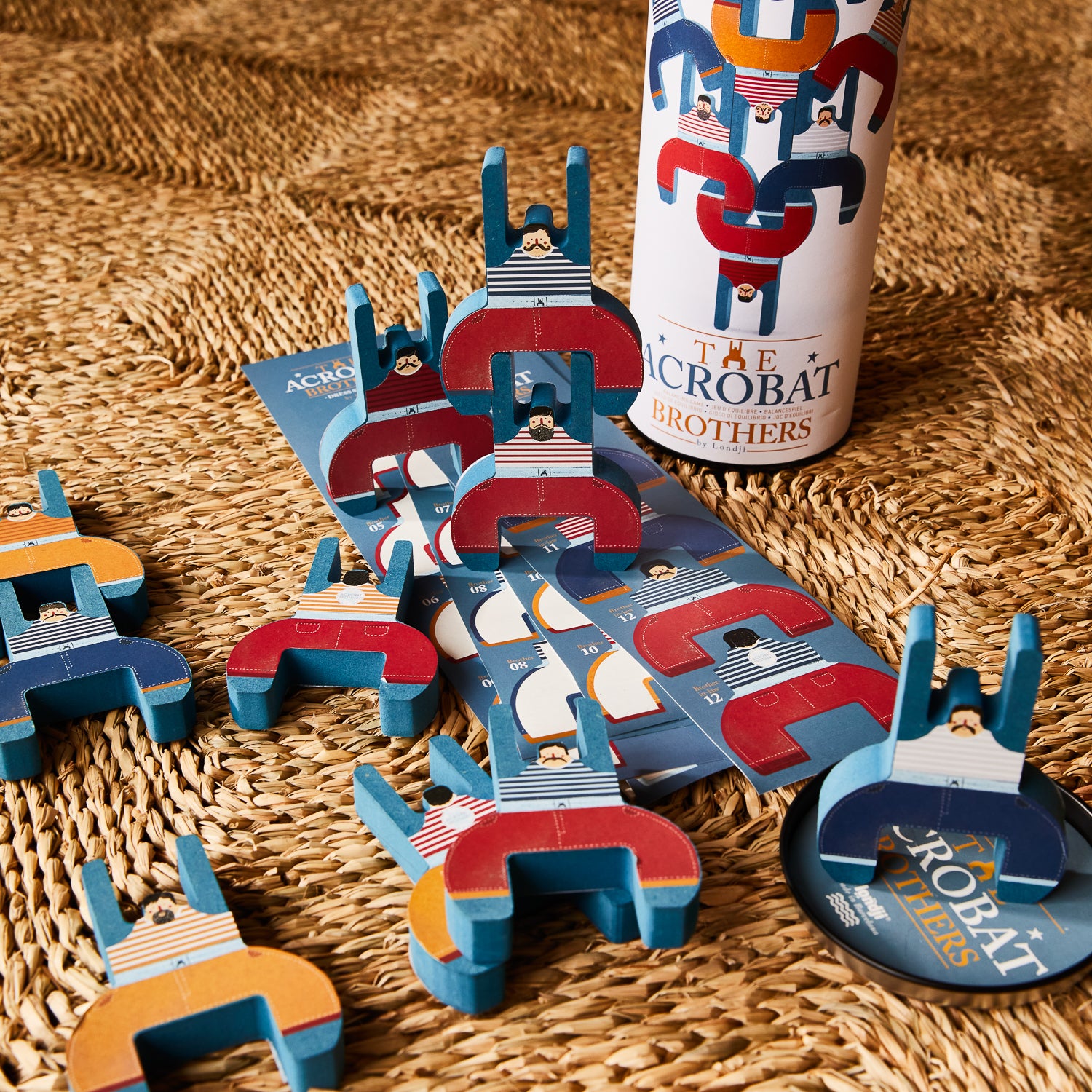 The Acrobat Brothers - Fun Wooden Balancing Stacking Game for Kids & Family - Perfect for Indoor Play, Birthday Gifts & STEM Learning Toys