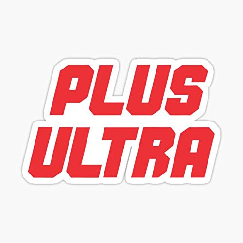 My Hero Academia Plus Ultra Sticker Decal - Premium Vinyl Decorative Sticker for Scrapbooks, Cars, Windows, Laptops, Water Bottles, Journals, and DIY Crafts