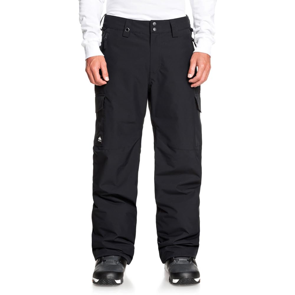 Quiksilver Porter Insulated Men's Snowboard Pants - Waterproof Winter Ski Pants for Snowboarding & Cold Weather Activities