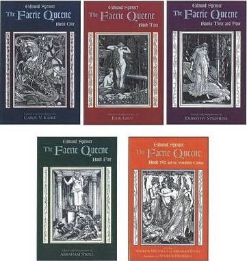 The Faerie Queene: Complete 5-Volume Set (Books 1-6 & Mutabilitie Cantos) - 2009 Edition Paperback | Epic Fantasy Poetry Collection for Literature Lovers & Renaissance Studies