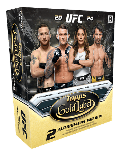 2024 Topps Gold Label UFC Hobby Box - Collectible Trading Cards for MMA Fans - Perfect for UFC Collectors, Sports Memorabilia Enthusiasts & Card Investors