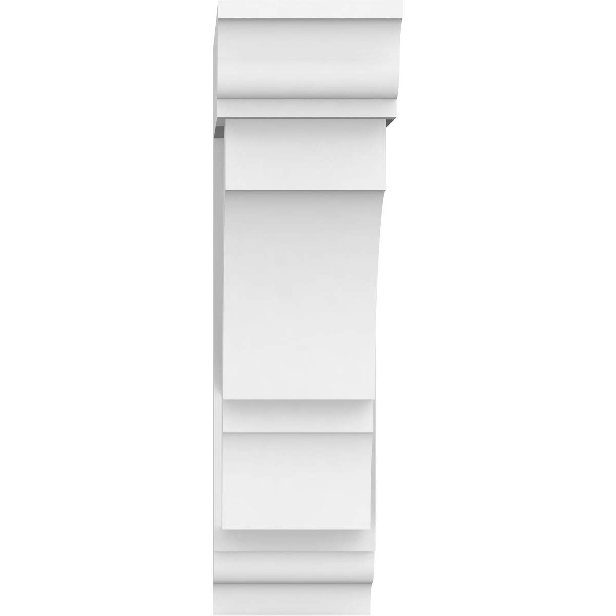 Ekena Millwork BKTP05X14X18BOA01 Standard Balboa Architectural Grade PVC Brackets - 5