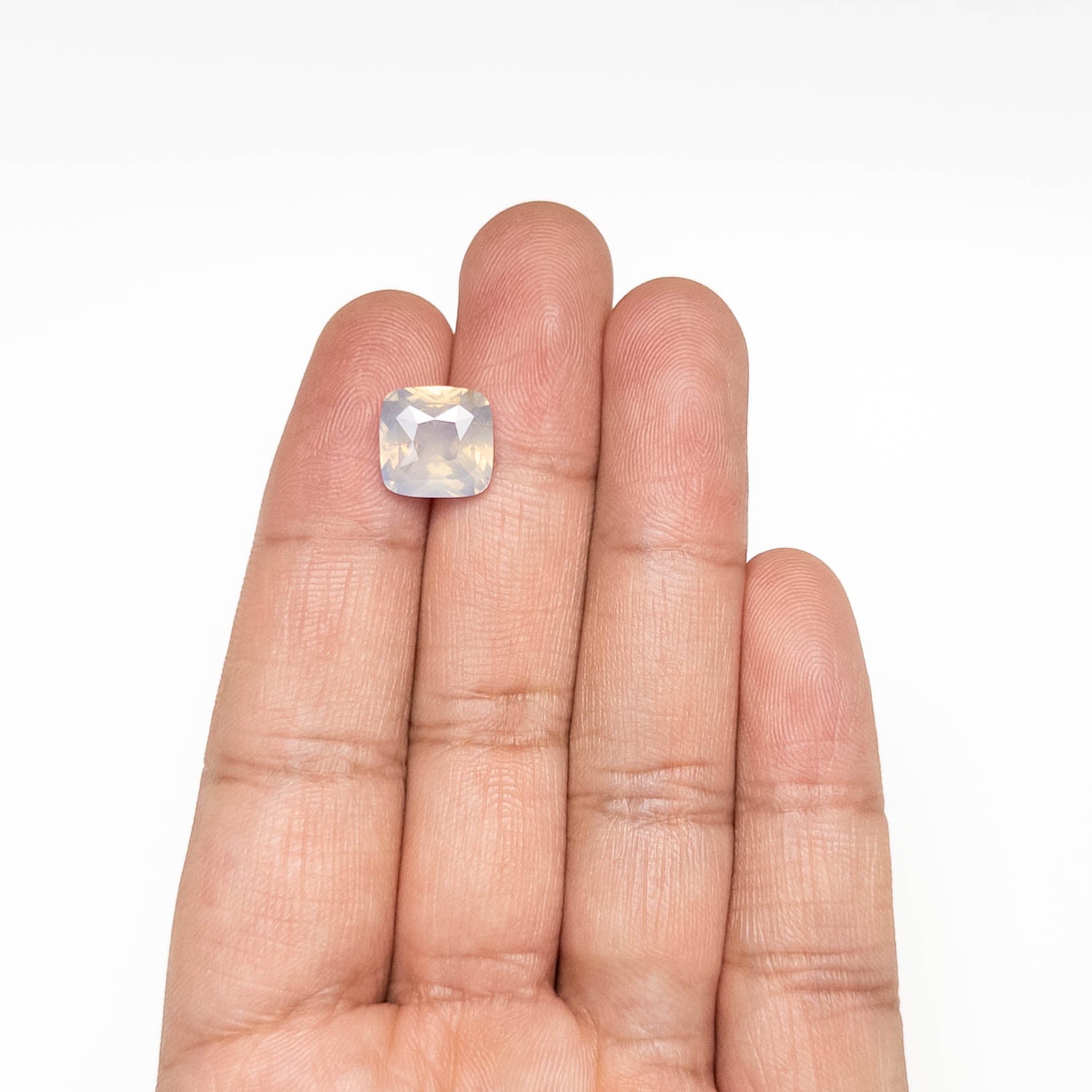 6.51ct Natural Cushion Cut Blue Sapphire Gemstone - 10.59x10.25x6.38mm for Engagement Rings & Fine Jewelry