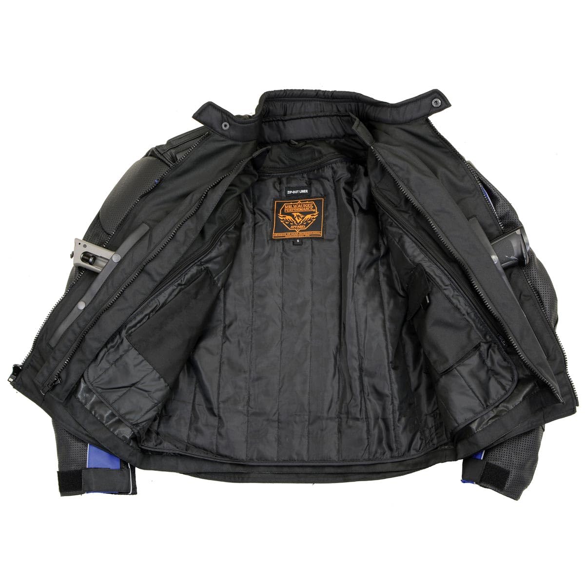 NexGen SH2153 Men's Black CE Armored Motorcycle Jacket - Textile & Leather Combo for Safety & Style - Perfect for Riding, Commuting & Adventure Tours