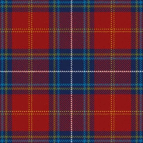 Heirloom Red Alba Tartan Plaid Wool Fabric - Premium Scottish Clan Tartan for Kilts, Scarves & Home Decor | Perfect for Traditional Outfits, Weddings & Highland Events