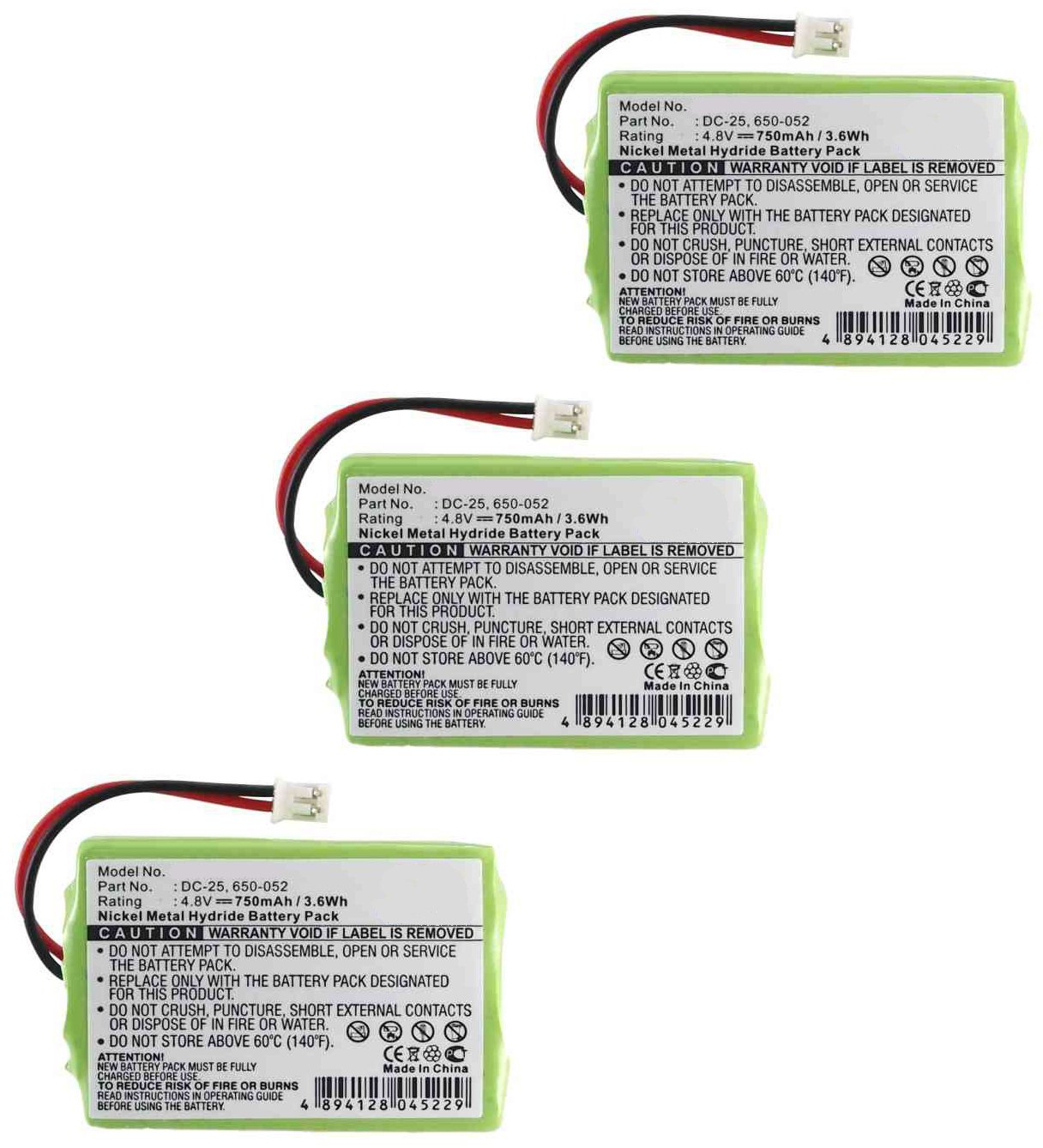 Synergy Digital Dog Collar Batteries - 3 Pack SDDC-H1134 Replacement Batteries for SportDOG Wetland 2000 SR200-IW Training Collar | Perfect for Hunting, Field Training & Outdoor Adventures