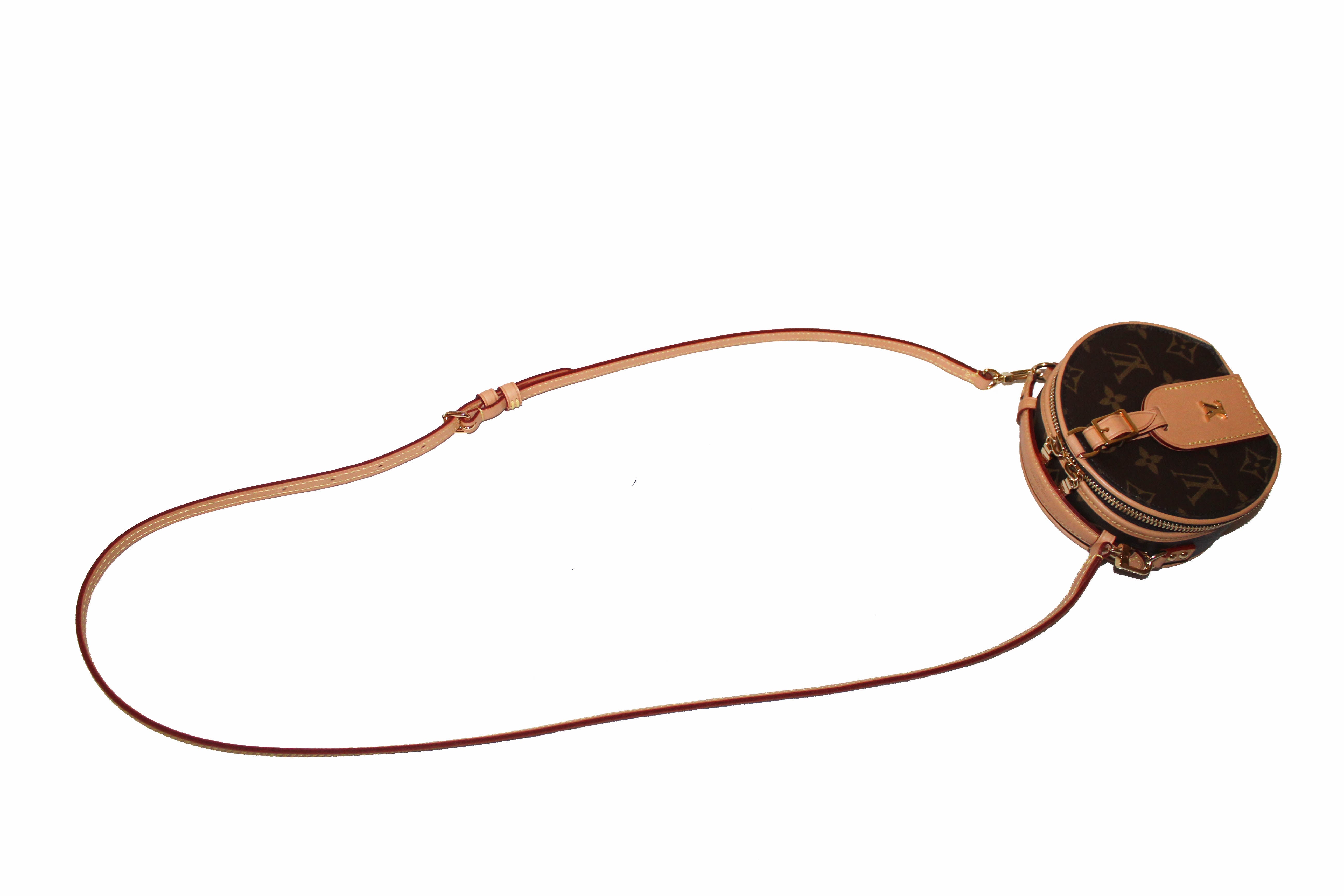 Authentic Louis Vuitton Classic Monogram Mini Boite Chapeau Shoulder Crossbody Bag | Luxury Designer Handbag for Women | Perfect for Date Night, Travel & Everyday Use