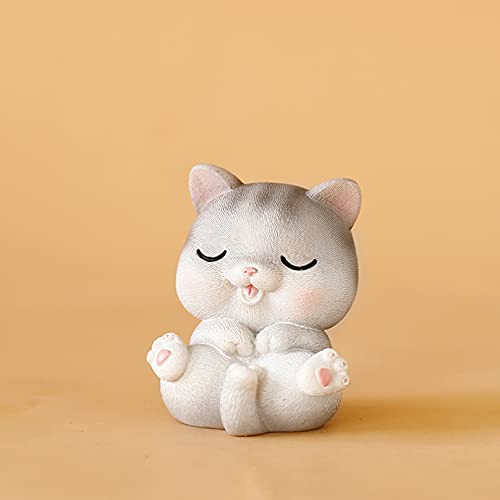 Trumpet-gray Lazy Cat