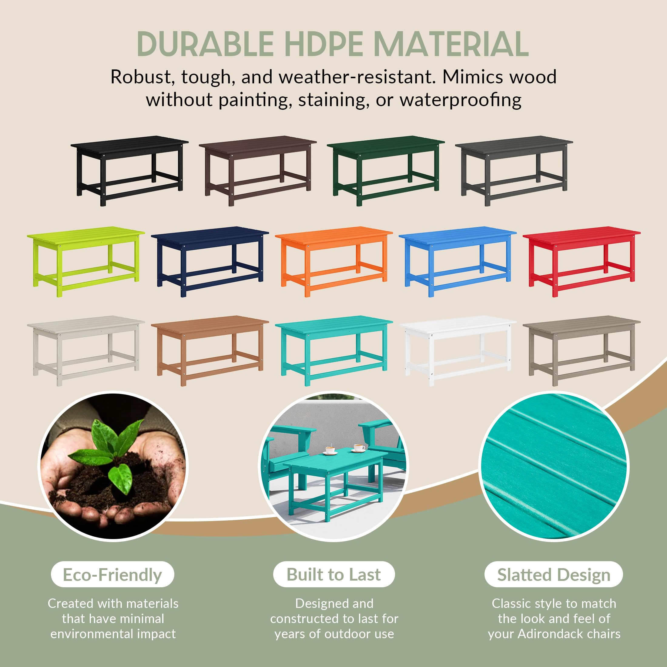 WestinTrends Malibu Outdoor Coffee Table - 35