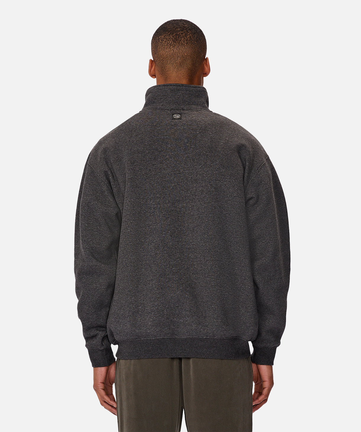 Staunton Tracktop Men's Athletic Jacket - Charcoal Marl Grey for Running, Gym & Outdoor Workouts