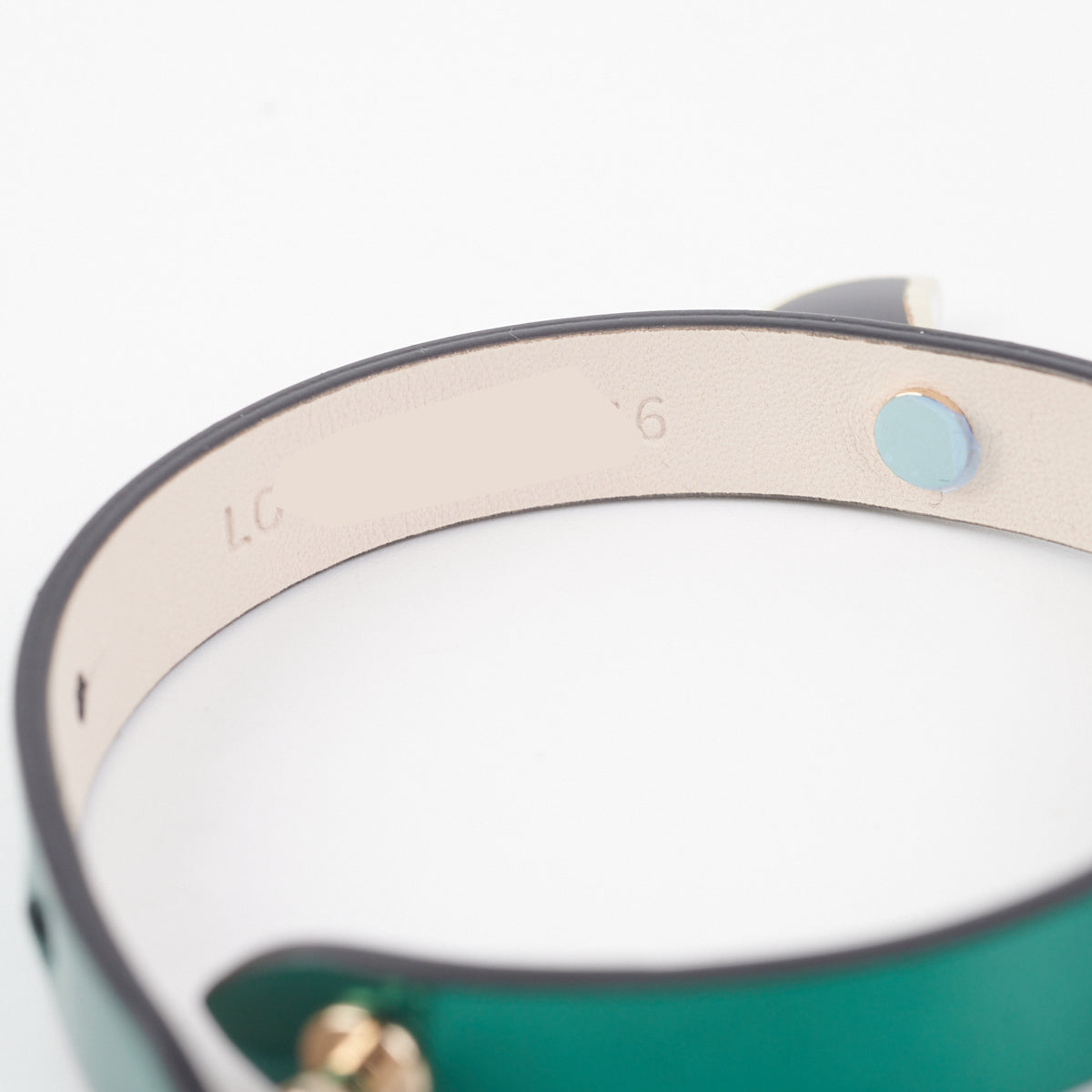 Bvlgari Metallic Emerald Green Bracelet - Size 15 & 16 - Luxury Fashion Jewelry for Women, Perfect for Parties, Weddings & Special Occasions