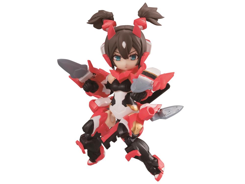 Desktop Army Megami Device Asra Series Trading Figures - Box Set of 4 Collectible Anime Model Kits for Display & Gaming Scenes
