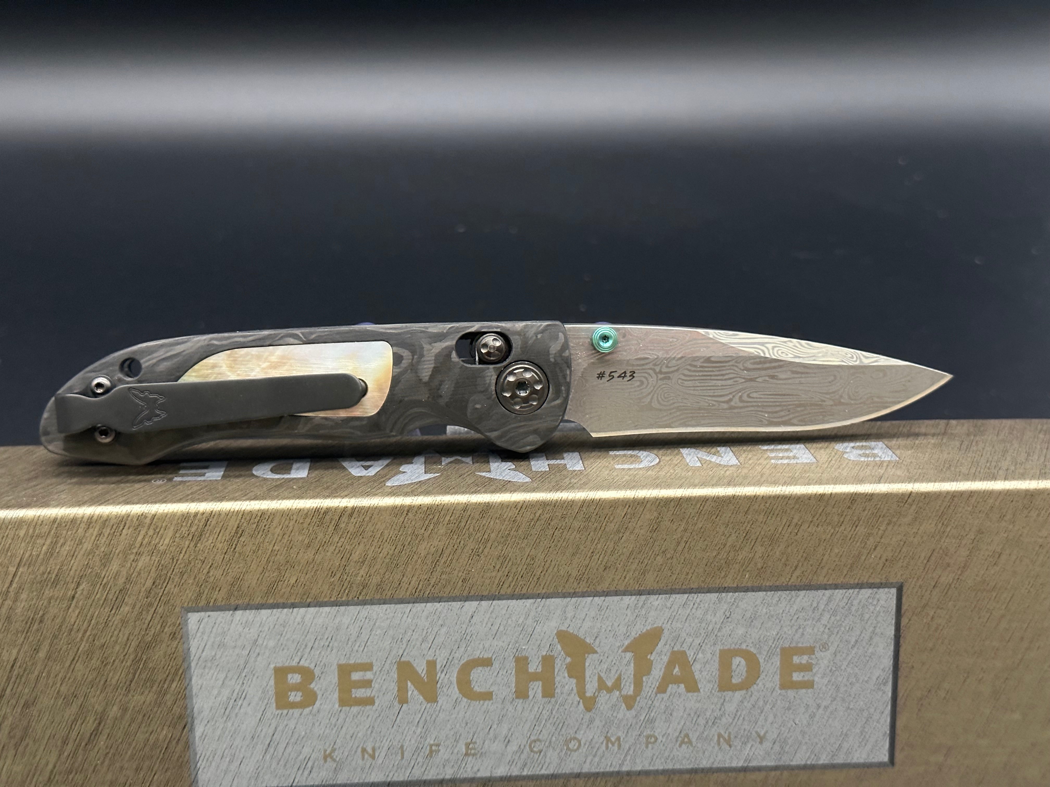 Benchmade Foray Gold Class Folding Knife - Premium EDC Pocket Knife for Outdoor, Camping, Hunting & Everyday Carry