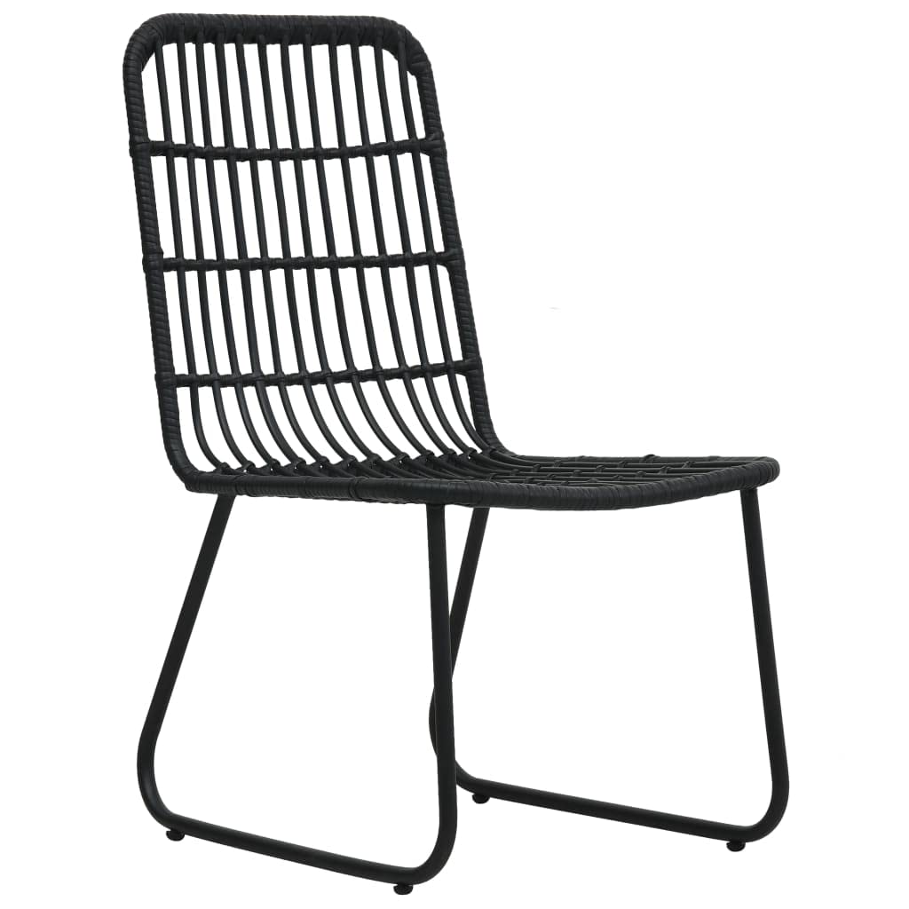 3-Piece Outdoor Patio Dining Set - Rattan & Glass Table with Chairs for Deck, Balcony, Garden, Backyard - Perfect for Al Fresco Dining, BBQs & Outdoor Entertaining