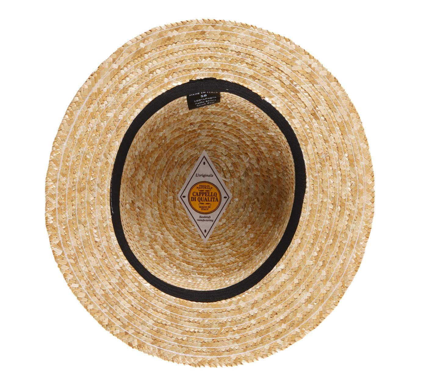 Stylish Gondolier Straw Boater Hat - Classic Summer Sun Hat for Men & Women - Perfect for Outdoor Events, Beach Vacations, and Fashion Accessories