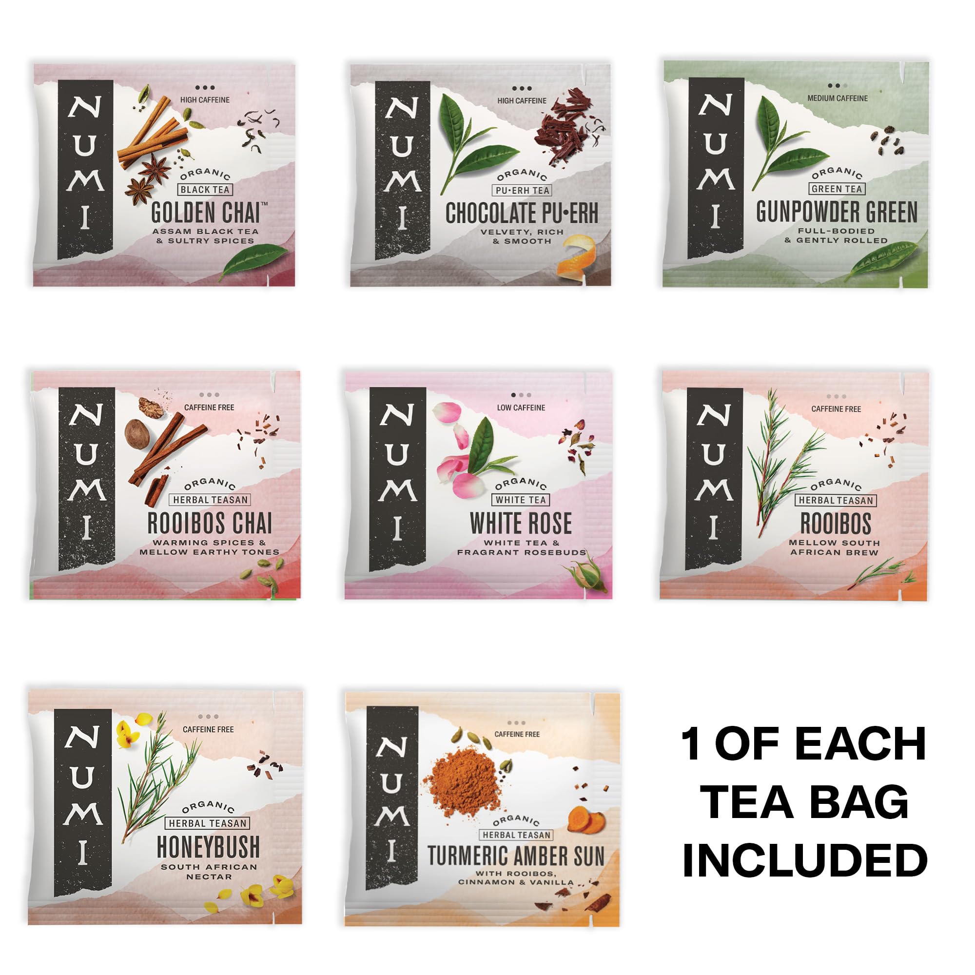Numi Organic Tea Advent Calendar 2024 - 24 Holiday Tea Bags for Christmas Countdown | Premium Organic Herbal & Black Tea Gift Set | Perfect for Holiday Gifting, Cozy Winter Nights & Festive Celebrations