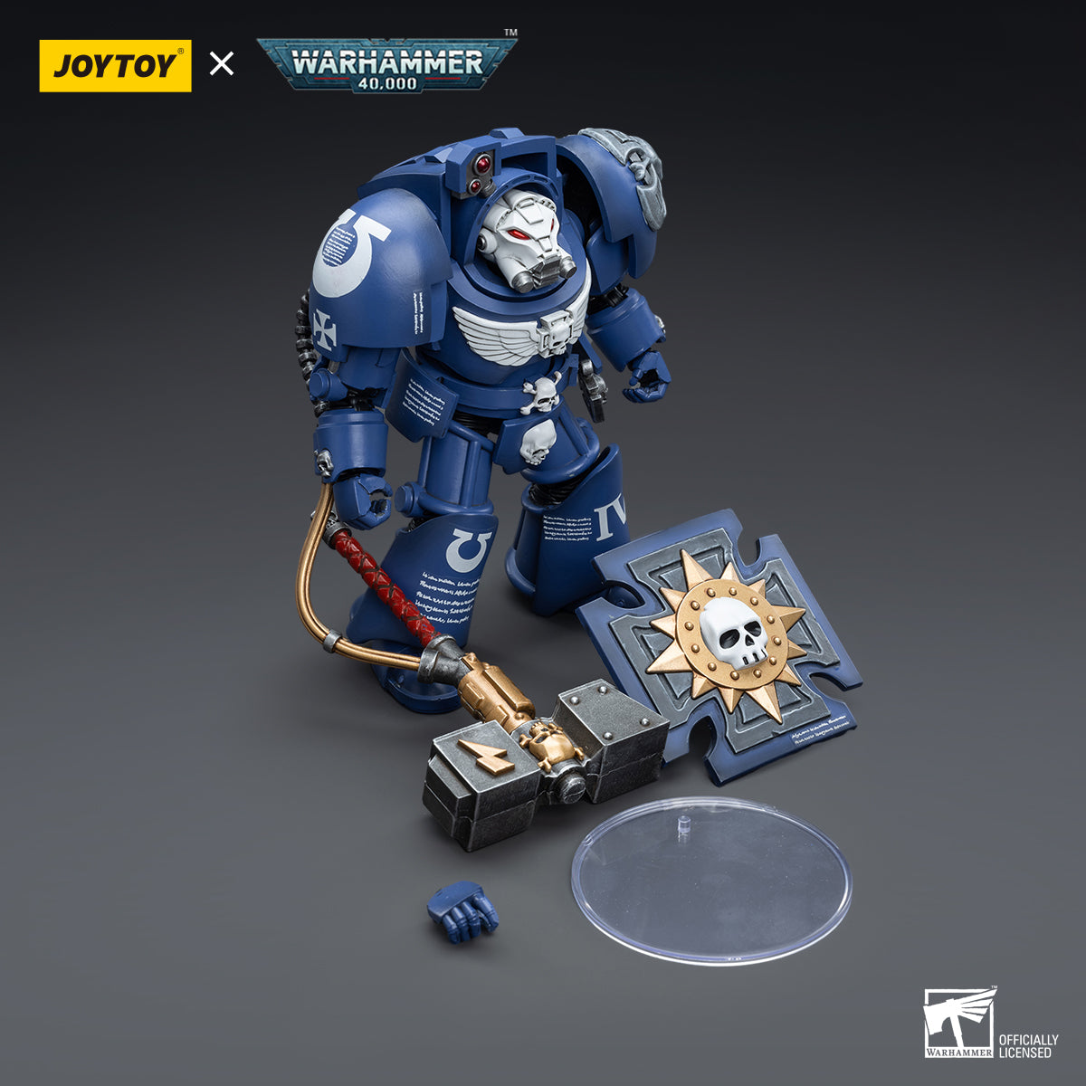 1/18 JOYTOY Warhammer 40K Ultramarines Terminators Action Figure - Collectible Miniature for Tabletop Gaming & Display