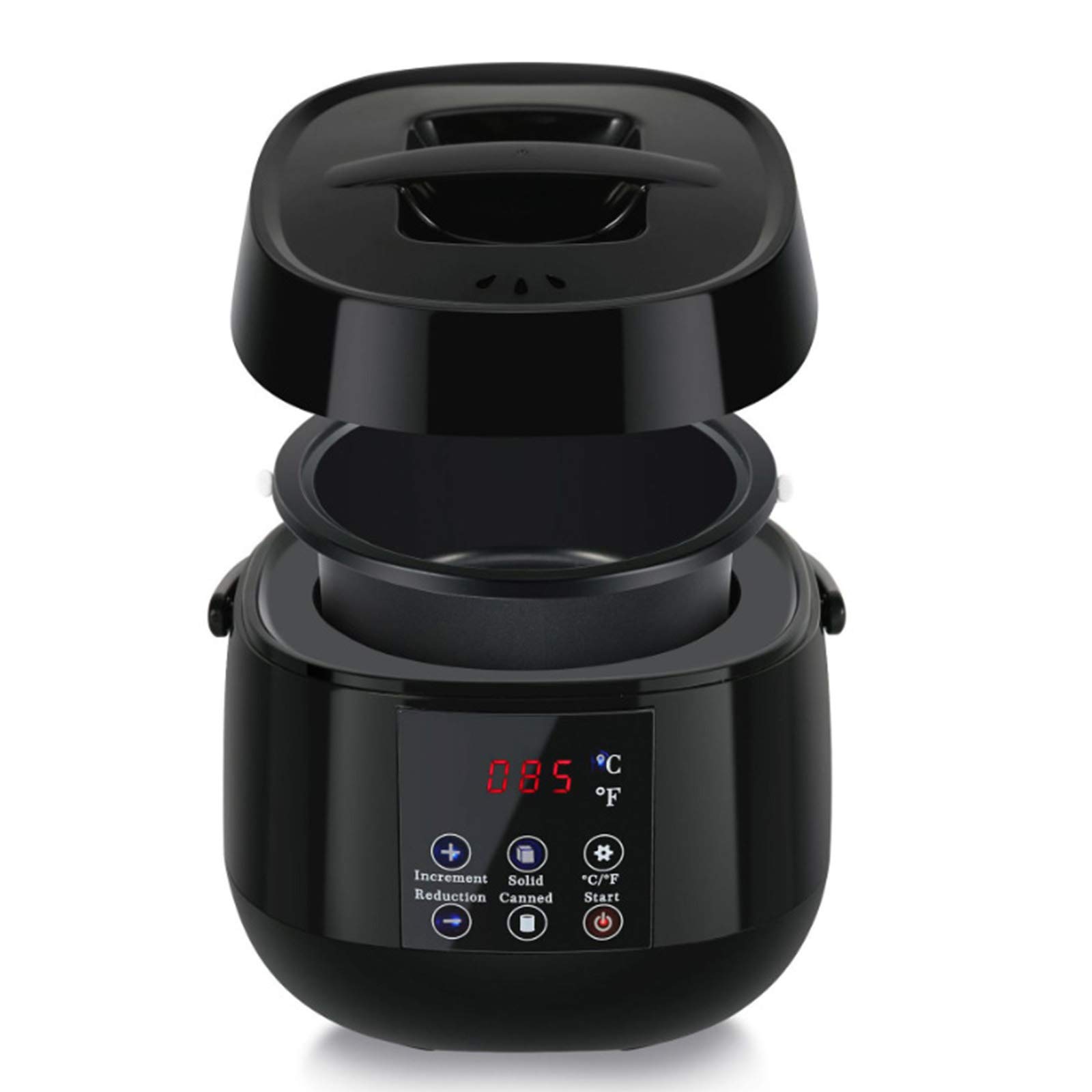 ZYQDRZ 500ml Intelligent Wax Warmer for Hair Removal - Professional Hot Wax Machine for Smooth Skin at Home, Salon & Spa Use