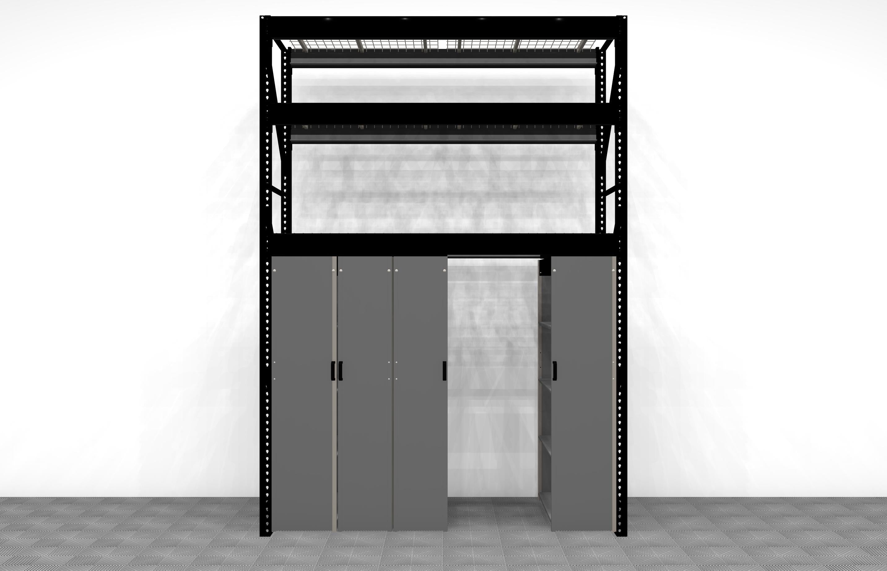 Levrack Heavy Duty Storage Shelving Units - Durable Metal Shelves for Garage, Warehouse & Home Organization