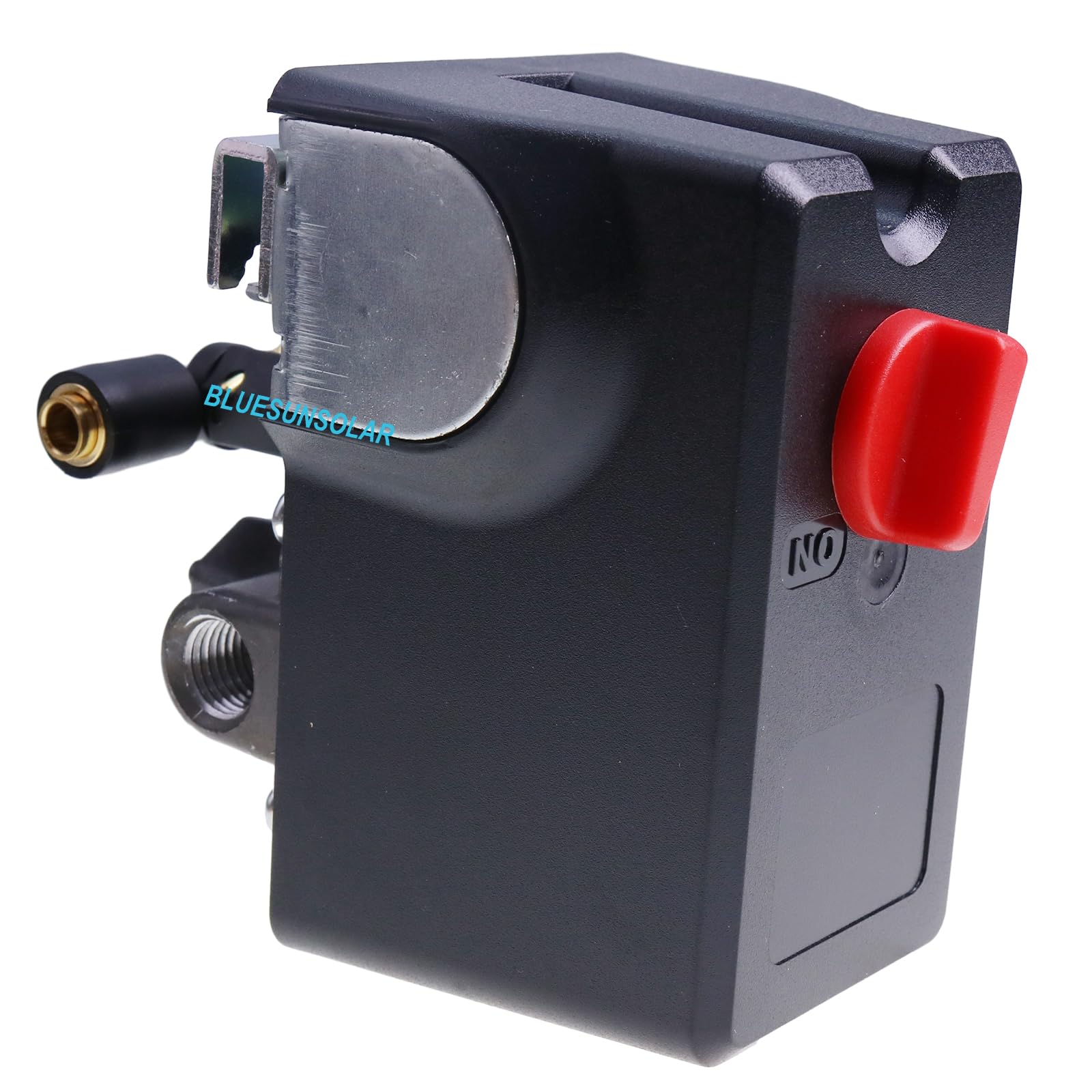 BLUESUNSOLAR 105-135 PSI Air Compressor Pressure Switch 034-0226 Replacement for Powermate LA1683066, PC1682066 & Industrial Air ILC3706056 - Perfect for Industrial Air Compressors, Workshop Tools, and Pneumatic Systems