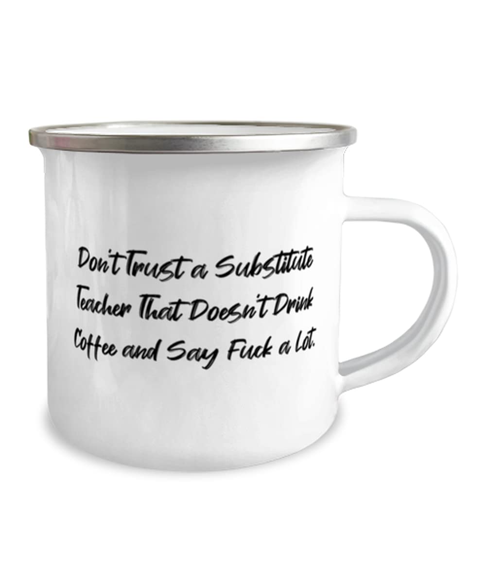 Funny Substitute Teacher Coffee Mug - Inspirational Gift for Educators - Perfect Holiday & Coworker Present - Great for Classroom, Office & Teacher Appreciation Day
