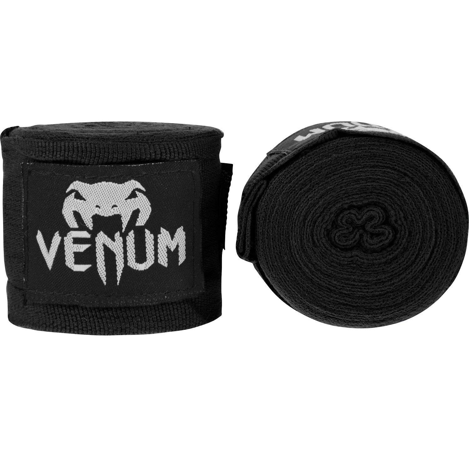 Venum Professional Boxing Hand Wraps for Training & Sparring - Elastic Wrist Support for MMA, Kickboxing & Muay Thai (Pair) - Perfect for Gym, Home Workouts & Martial Arts Practice