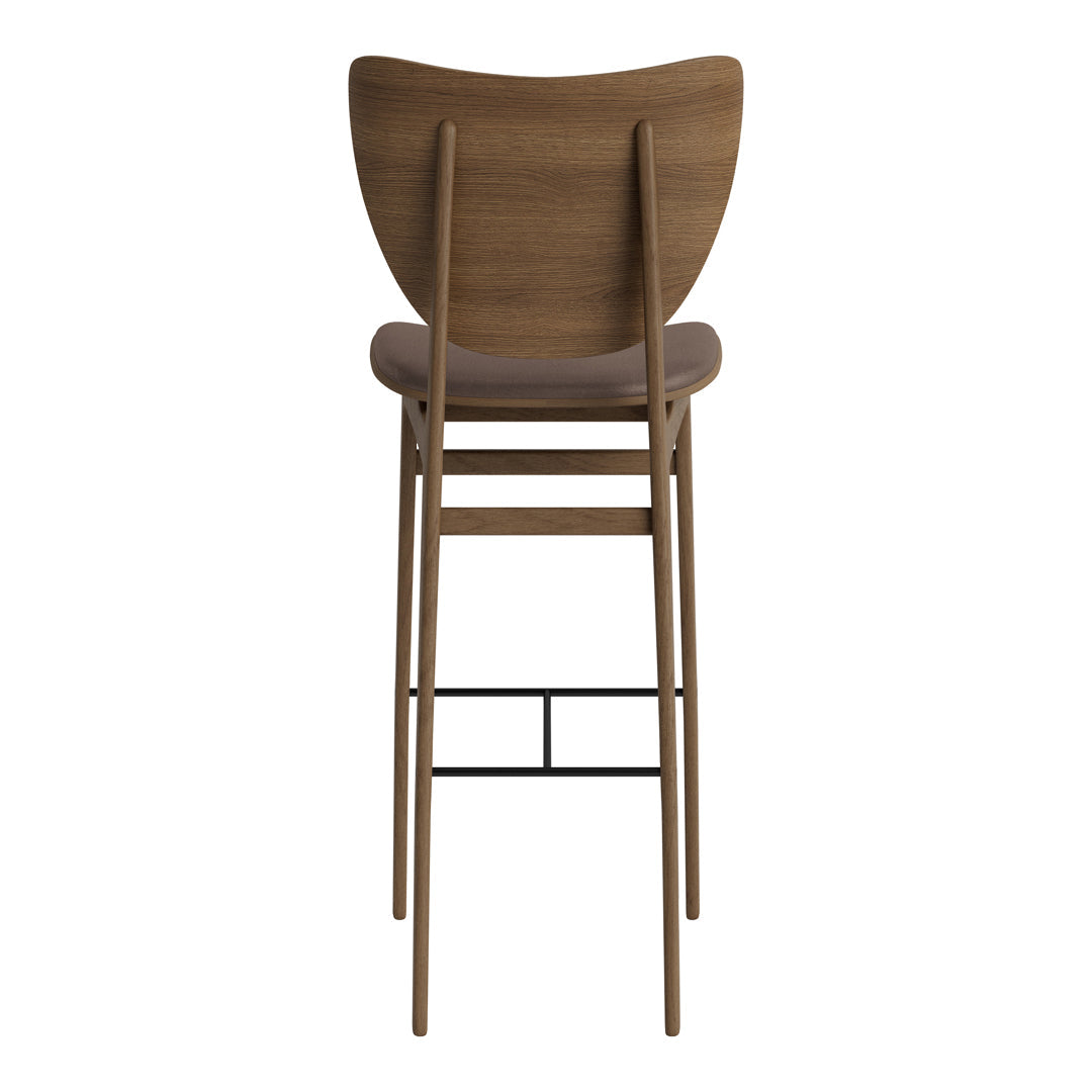 Stylish Upholstered Elephant Bar Chair - Comfortable Counter Height Stool for Kitchen Island, Breakfast Nook & Home Bar Decor