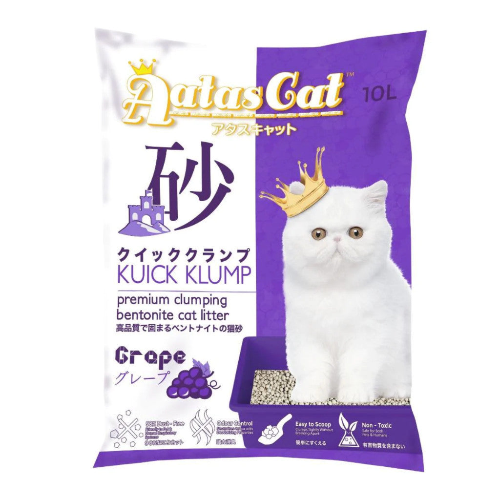 Premium Aatas Cat Litter - 6L Kofu Klump, 7L Krisp Klump Paper & 10L Kuick Klump Bentonite | Odor Control, Super Absorbent & Hygienic | Ideal for Multi-Cat Homes & Small Apartments