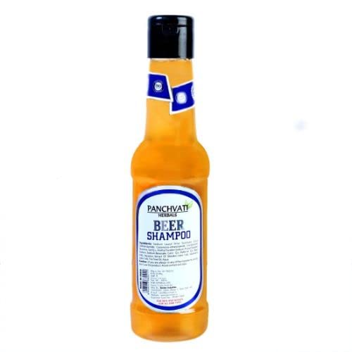 **Panchvati Herbals Beer Hair Shampoo 180ml - Damage-Free, Voluminous & Shiny Hair Treatment for Men & Women - Perfect for Daily Use & Hair Repair**    *(Use Case: Ideal for dry, damaged, or frizzy hair to restore softness, shine, and bounce.)*