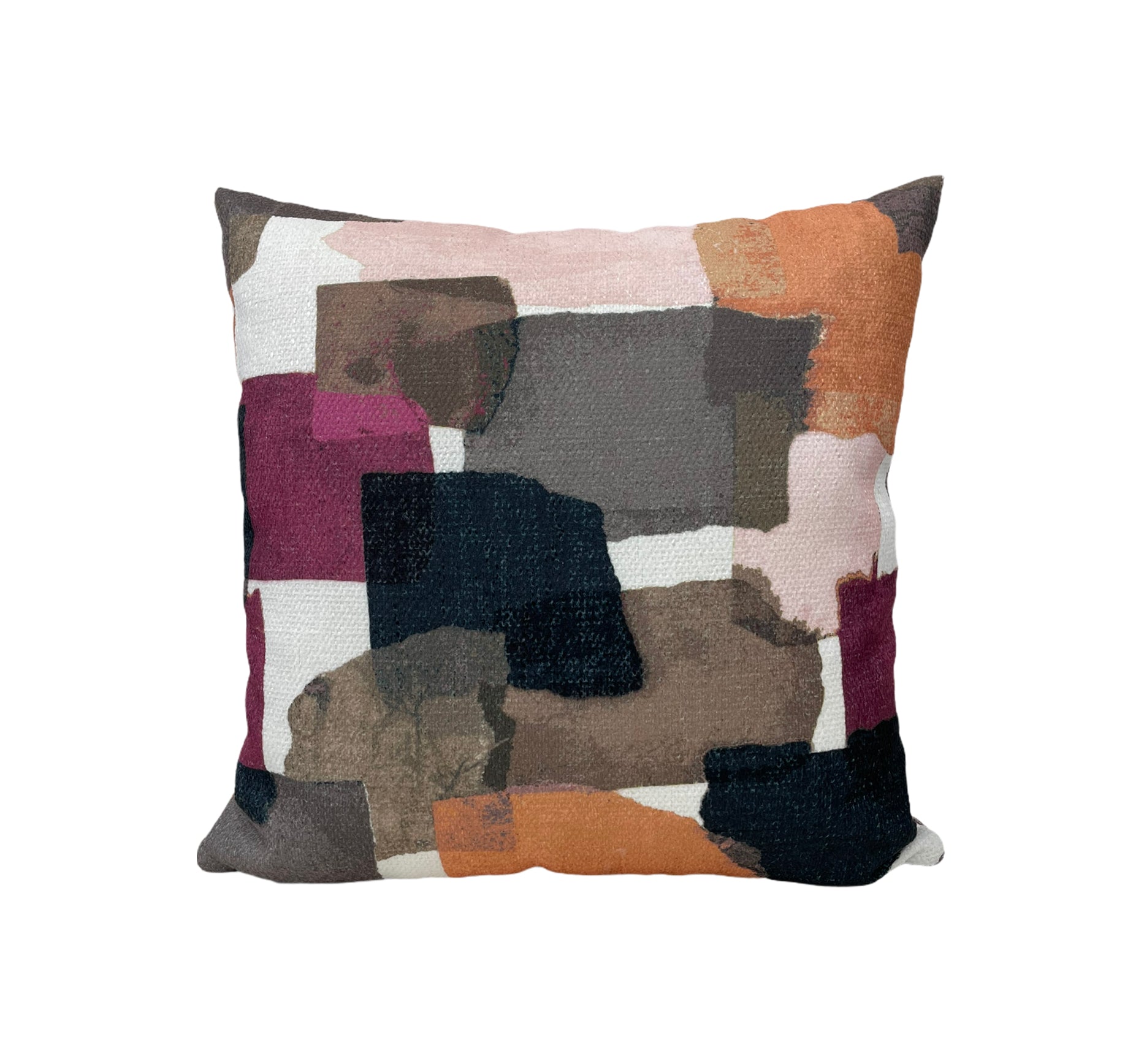 Folio Ambrosia Decorative Throw Pillow 17x17 Inches - Soft Square Cushion for Sofa, Bed & Home Decor