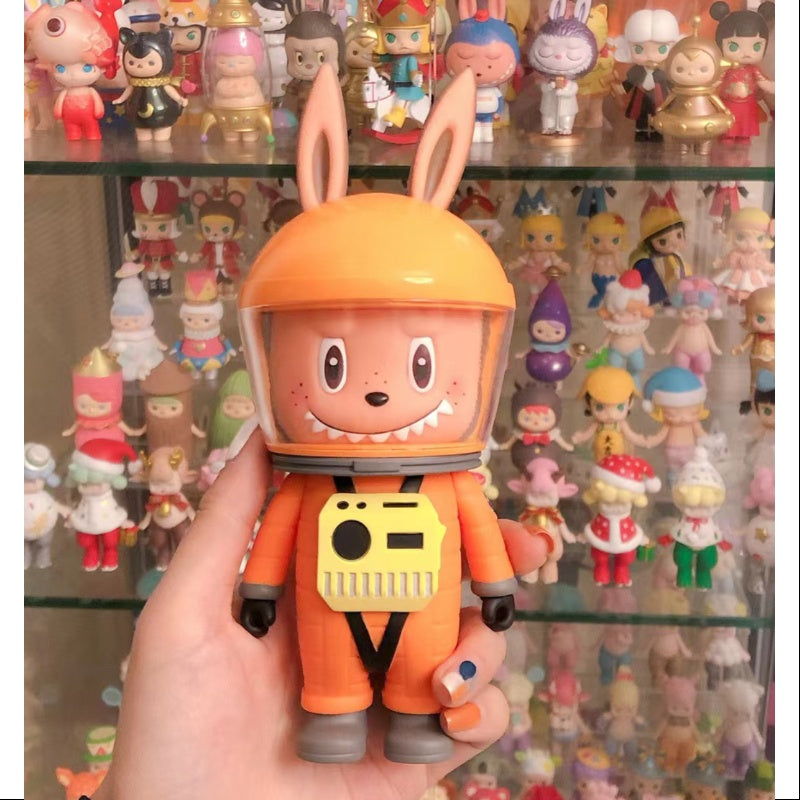 Labubu The Monsters Astronaut Orange Limited Edition 2017 - Collectible Vinyl Art Toy for Display & Gifts