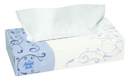 Georgia Pacific Angel Soft Premium Facial Tissues - 7.6 x 8.8 Inch White Tissue Box (Case of 3000) | Ultra Soft for Home, Office & Travel Use | Hypoallergenic & Lotion-Infused for Gentle Care