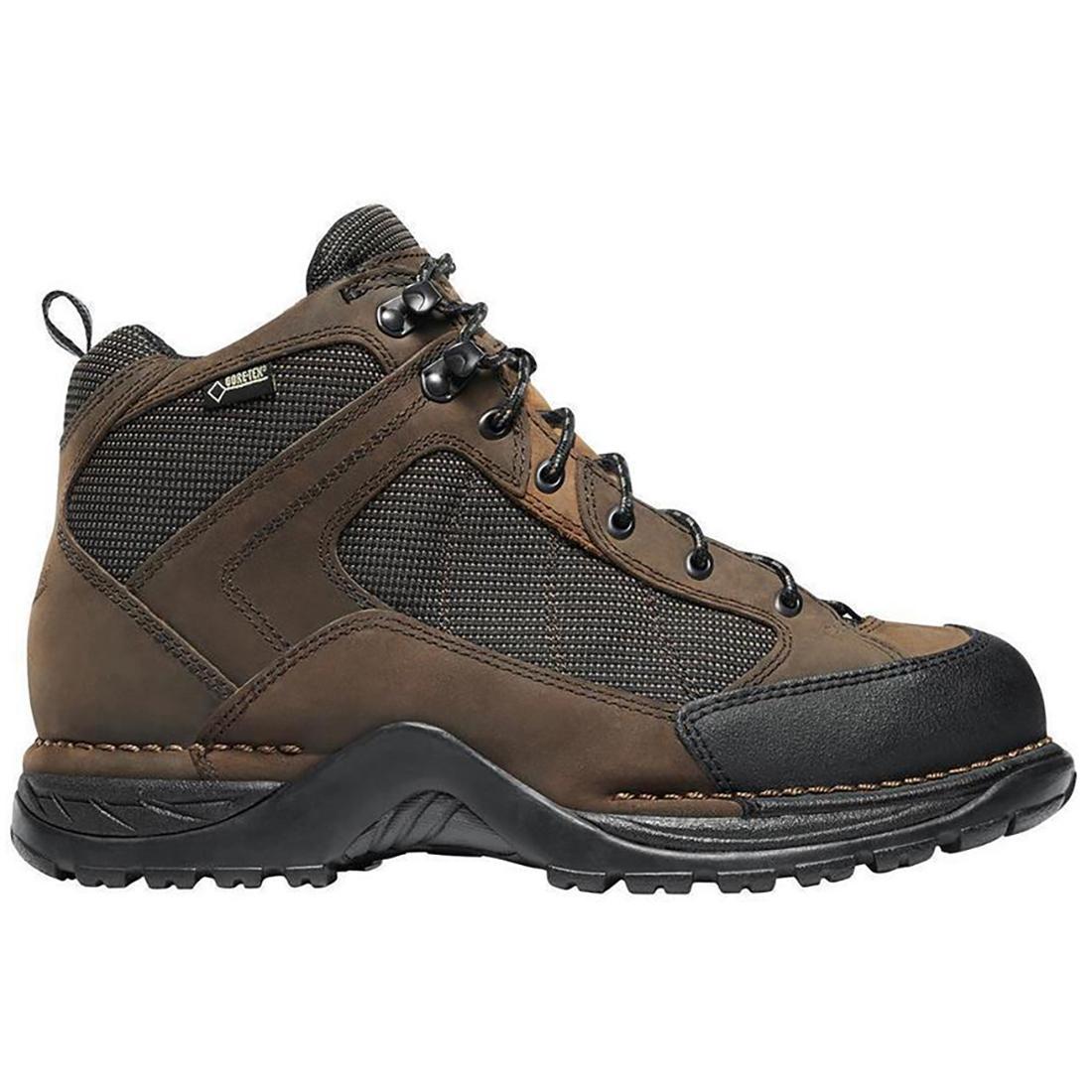 **Radical 452 5.5 Inch Waterproof Hiking Boots for Men & Women - Dark Brown - Outdoor Trekking & Trail Walking**