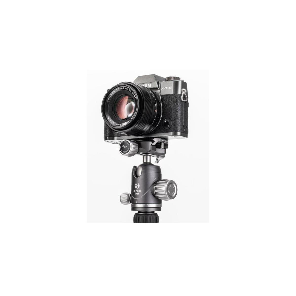 Benro VX20 Two Series Arca Type Aluminum Ball Head - Professional Tripod Head for DSLR Cameras - Perfect for Photography, Videography & Travel