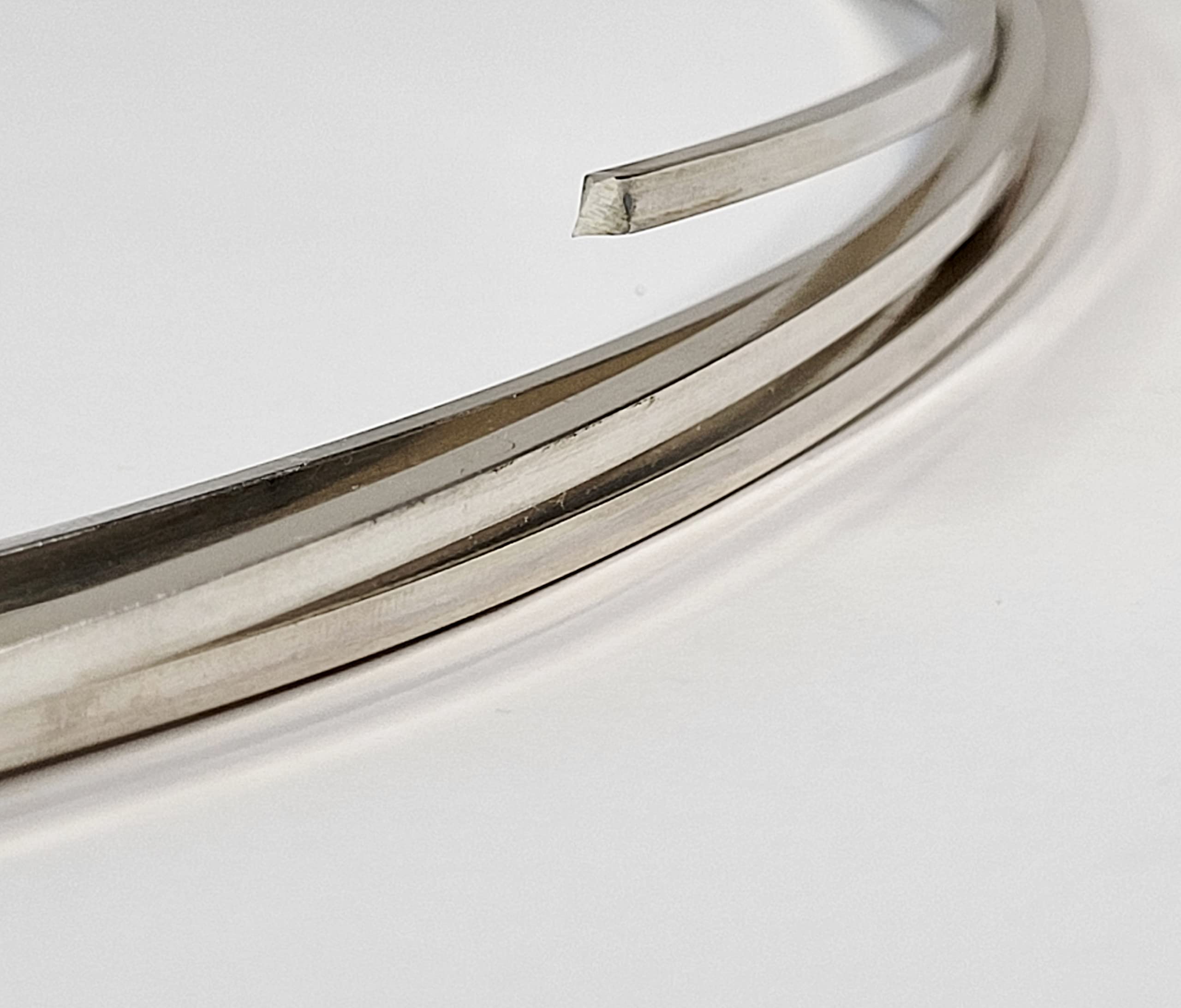 10 Gauge Square Dead Soft 925 Sterling Silver Wire - 2 Feet for Jewelry Making, Beading & Crafting - Perfect for Rings, Bracelets & DIY Art Projects