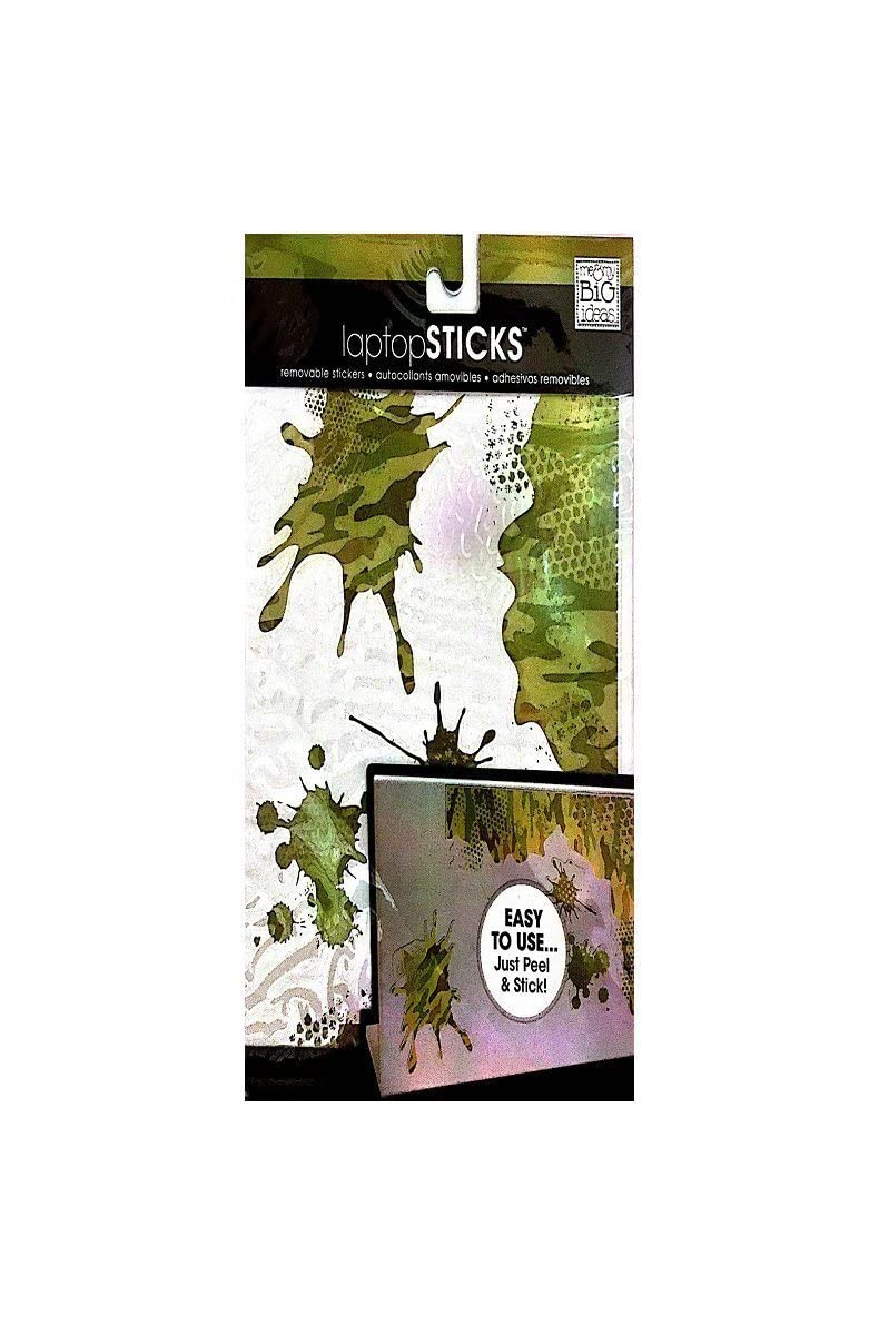 Camo Laptop Stickers - Waterproof Vinyl Decals for MacBook, PC, Notebook - Perfect for Personalizing Tech Accessories, School, Office & Gifts