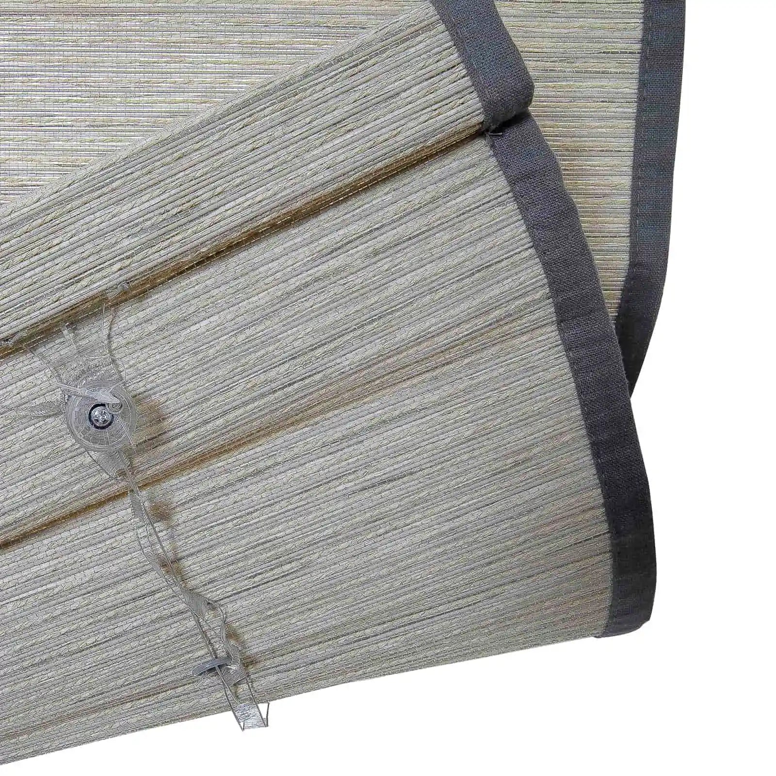 Rae Natural Kenaf Woven Wood Window Shades - Light Khaki | Eco-Friendly Bamboo Blinds for Living Room & Bedroom